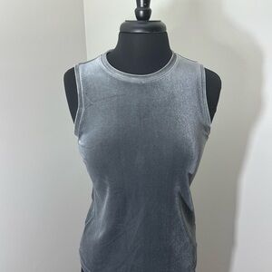GAP Metallic Gray Tank Top